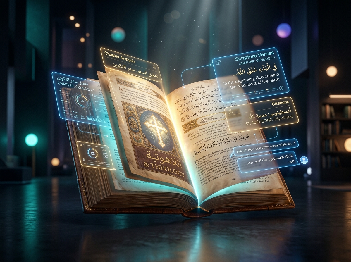 Chat to a Book Theological AI Workspace